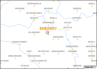 map of Ambinany