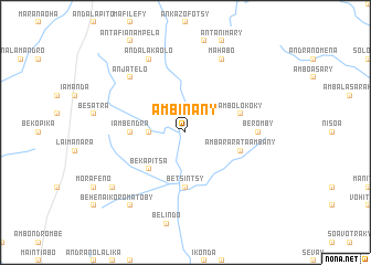 map of Ambinany