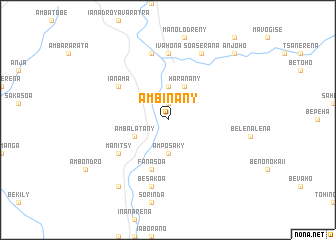 map of Ambinany