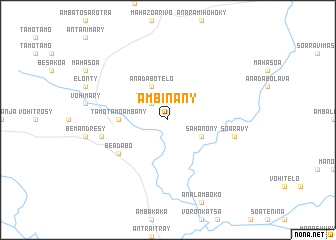 map of Ambinany