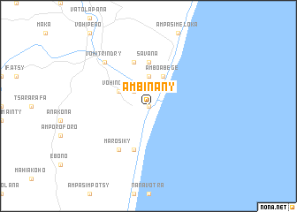 map of Ambinany