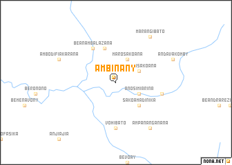 map of Ambinany