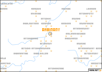 map of Ambinany