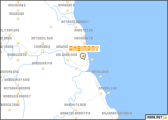 map of Ambinany