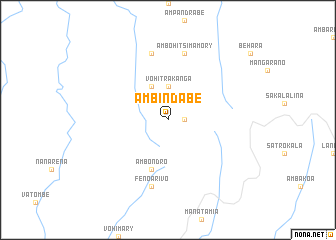 map of Ambindabe