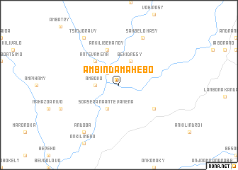 map of Ambinda-Mahebo