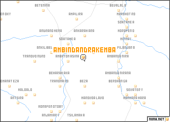 map of Ambindandrakemba