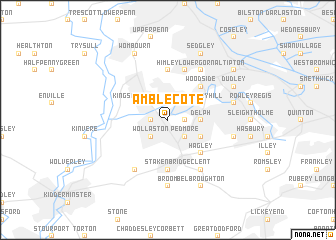 map of Amblecote