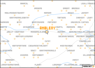 map of Ambleny