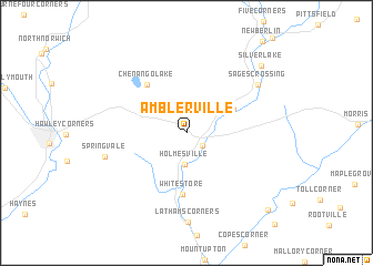 map of Amblerville