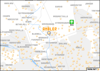 map of Ambler