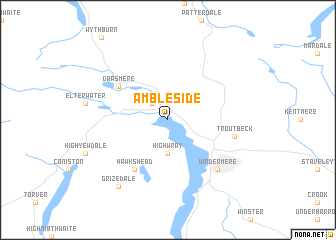 map of Ambleside