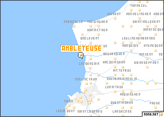 map of Ambleteuse