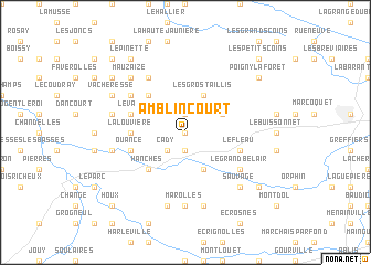 map of Amblincourt