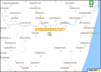 map of Amboahangisay