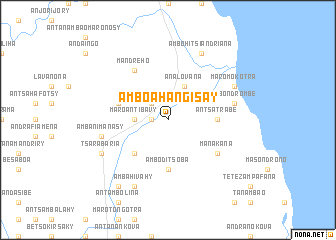 map of Amboahangisay