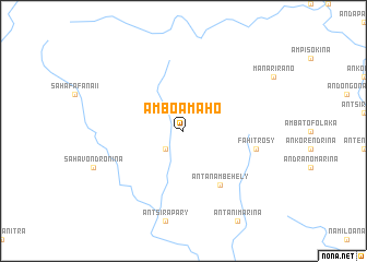 map of Amboamaho
