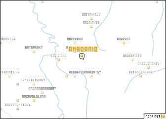 map of Amboanio