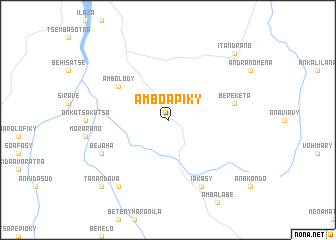 map of Amboapiky