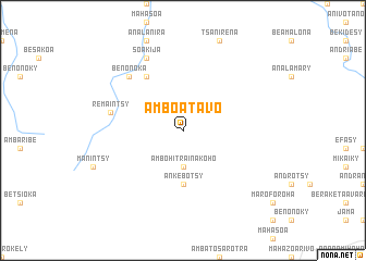 map of Amboatavo