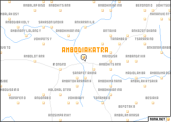 map of Ambodiakatra