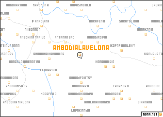 map of Ambodialavelona