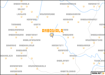 map of Ambodiala