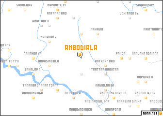 map of Ambodiala