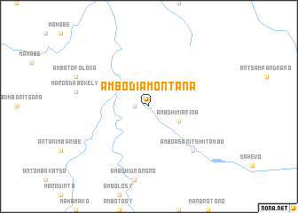 map of Ambodiamontana