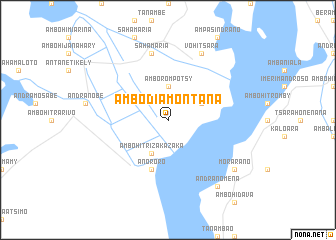 map of Ambodiamontana