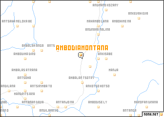 map of Ambodiamontana