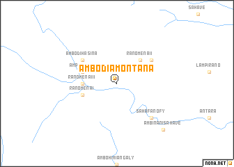 map of Ambodiamontana