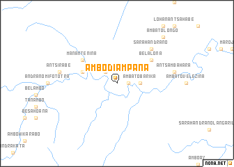 map of Ambodiampana