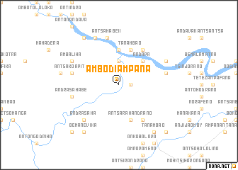 map of Ambodiampana