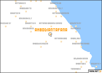 map of Ambodiantafana