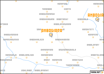 map of Ambodiara