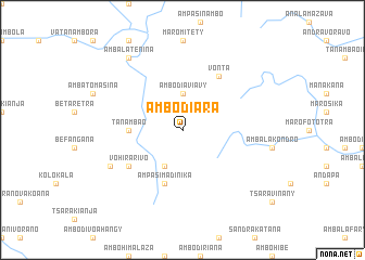 map of Ambodiara