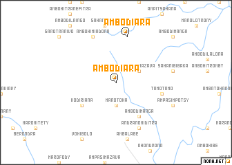 map of Ambodiara