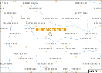 map of Ambodiatafana