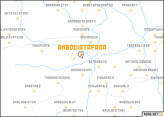 map of Ambodiatafana