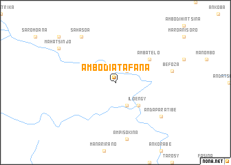 map of Ambodiatafana
