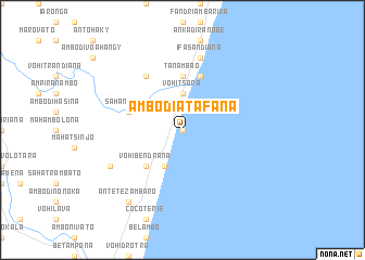 map of Ambodiatafana