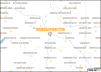 map of Ambodifahitra