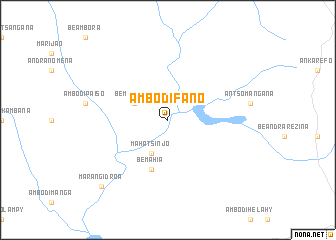 map of Ambodifano