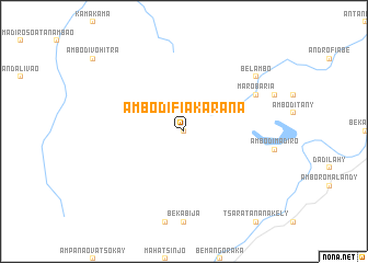 map of Ambodifiakarana