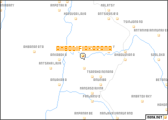 map of Ambodifiakarana