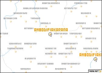 map of Ambodifiakarana