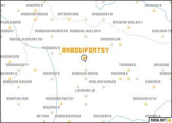 map of Ambodifontsy