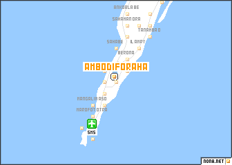 map of Ambodiforaha