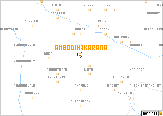 map of Ambodihakarana